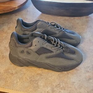 Yeezy Black and Gray Sneakers